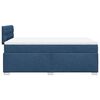vidaXL Boxspringbett mit Matratze Blau 120x190 cm Stoff