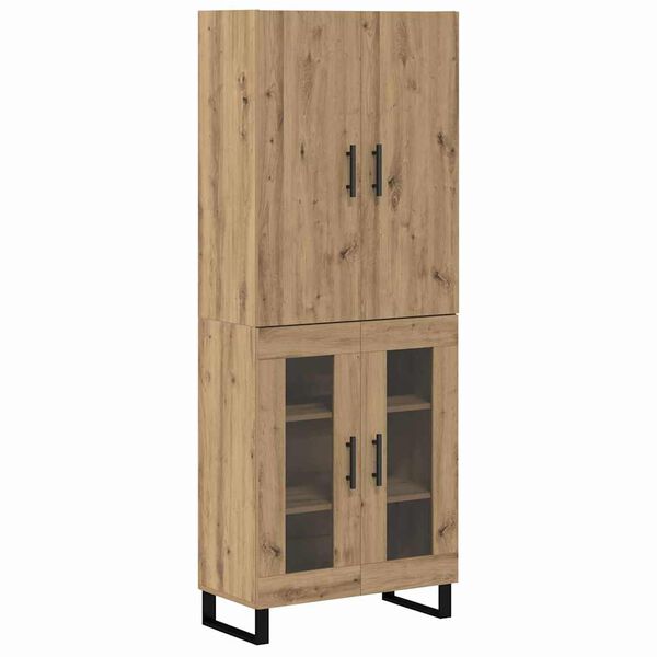 vidaXL Highboard 2 pcs Artisan-Eiche 69,5 x 34 x 180 cm