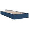 vidaXL Ottoman-Bett ohne Matratze Blau 90x200 cm Stoff