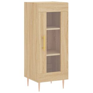 vidaXL Sideboard Sonoma-Eiche 34,5x34x90 cm Holzwerkstoff