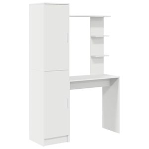vidaXL Schreibtisch 2 pcs Wei&szlig;