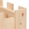 vidaXL Hochbeet Lattenzaun-Design 200x30x30 cm Massivholz Kiefer