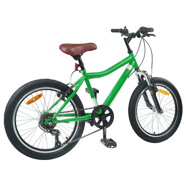 vidaXL Kinderfahrrad 20 Zoll 6-Speed f&uuml;r 6-11 Jahre alt Gr&uuml;n