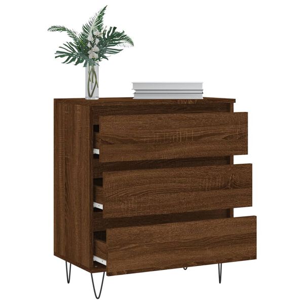vidaXL Sideboard Braun Eichen-Optik 60x35x70 cm Holzwerkstoff
