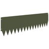 vidaXL Raseneinfassung 10 pcs 103 x 30 cm Stahl Olivgr&uuml;n