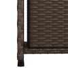 vidaXL Gartenschrank Braun 50x55x115 cm Poly Rattan