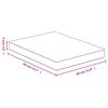 vidaXL Schneidebrett 30x40x4 cm Bambus