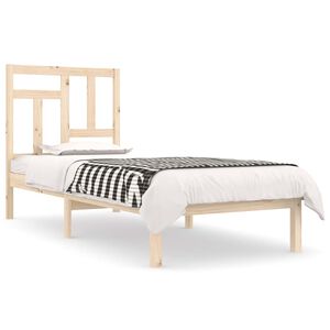 vidaXL Massivholzbett ohne Matratze 90x190 cm Kiefer