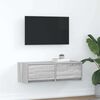 vidaXL TV-Schrank Grau Sonoma 80x31x25,5 cm Holzwerkstoff