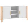 vidaXL Sideboard Wei&szlig; 107x38x60 cm Holzwerkstoff