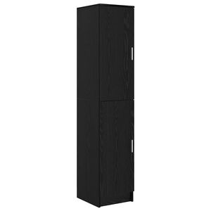 vidaXL Highboard Schwarz Eichen-Optik 35 x 39 x 168 cm