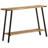 vidaXL Konsolentisch 110x30x75 cm Massivholz Mango