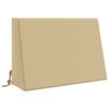 vidaXL R R&uuml;ckenkissen SOEST 100 % Polyester Beige 60 x 20 x 40 cm