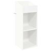 vidaXL Schallplattenschrank Wei&szlig; 36 x 36 x 95,5 cm Holzwerkstoff