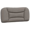 vidaXL Bett mit Matratze "Hvar" Taupe 80x200 cm Stoff