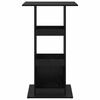 vidaXL Bartisch Schwarz Eichen-Optik 60 x 60 x 100 cm Holzwerkstoff