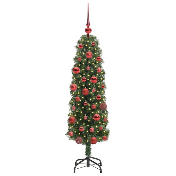 vidaXL K&uuml;nstlicher Weihnachtsbaum mit 150 LEDs mit St&auml;nder Gr&uuml;n 150 cm