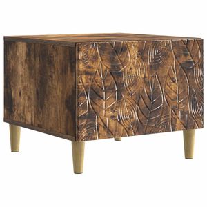 vidaXL Couchtisch Ger&auml;ucherte Eiche 50 x 49 x 40 cm Holzwerkstoff