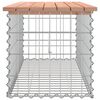 vidaXL Gartenbank aus Gabionen 103x44x42 cm Massivholz Douglasie
