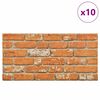 vidaXL 3D-Wandpaneele 10 Stk. Hellbraun Backstein-Optik EPS