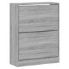 vidaXL Schuhschrank Grau Sonoma 63x24x81 cm Holzwerkstoff