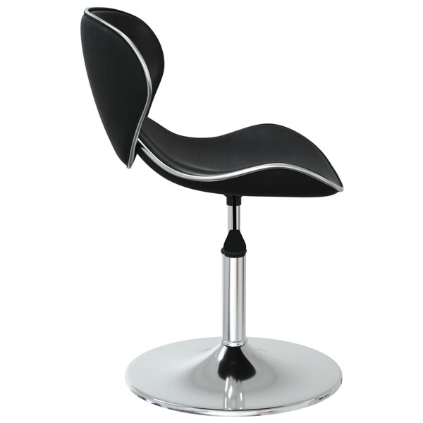 vidaXL Esszimmerst&uuml;hle 4 Stk. Schwarz Kunstleder