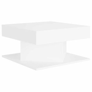 vidaXL Couchtisch Wei&szlig; 57x57x30 cm Holzwerkstoff