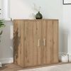vidaXL Schuhschränke 2 Stk. Artisan-Eiche 32x35x70 cm Holzwerkstoff