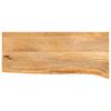 vidaXL Tischplatte mit Baumkante 80x40x2,5 cm Massivholz Mango
