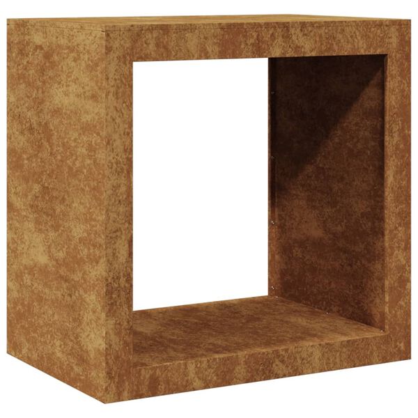 vidaXL Brennholzregal 60x40x60 cm Wetterfester Stahl