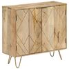 vidaXL Sideboard 80x30x75 cm Massivholz Mango