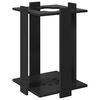 vidaXL Billardqueue-St&auml;nder Holzwerkstoff 42 x 43 x 60 cm Schwarz