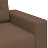 vidaXL 3-Sitzer-Sofa Braun 180 cm Stoff