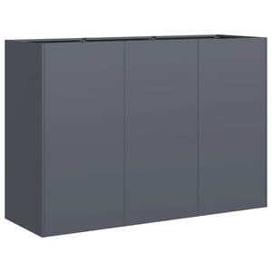 vidaXL Pflanzk&uuml;bel Anthrazit 120x40x80 cm Kaltgewalzter Stahl