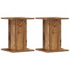 vidaXL Pflanzenst&auml;nder 2 Stk. Altholz-Optik 30x30x40 cm Holzwerkstoff
