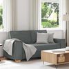 vidaXL 2-Sitzer Sofa Dunkelgrau 180x78x84 cm Stoff