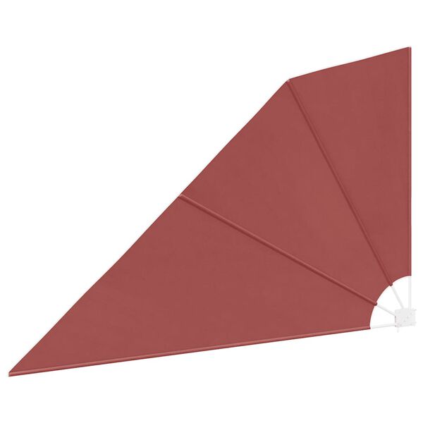 vidaXL Faltbarer Balkonf&auml;cher Terracotta-Rot 160&times;240 cm