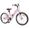 vidaXL Kinderfahrrad 18 Zoll f&uuml;r 5-7 Jahre alt Hellrosa