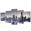 vidaXL Bilder Dekoration Set monochrome New York 200 x 100 cm
