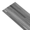 vidaXL PVC-Laminat-Dielen 5,02 m&sup2; 2 mm Selbstklebend Gestreift Grau
