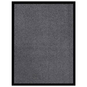 vidaXL Fu&szlig;matte Anthrazit 40x60 cm