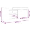 vidaXL TV-Schrank Schwarz 80x35x40 cm Holzwerkstoff
