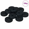vidaXL geeignet f&uuml;r Flachscheiben 36000 stk. Schwarz &empty;15 x 3 mm