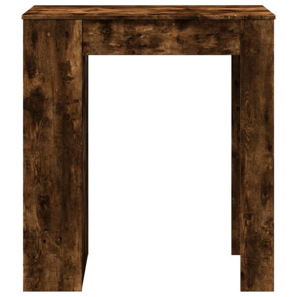 vidaXL Bartisch mit Regal R&auml;uchereiche 95x47x103,5 cm Holzwerkstoff