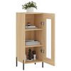vidaXL Sideboard Sonoma-Eiche 34,5x34x90 cm Holzwerkstoff