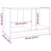 vidaXL TV-Schrank Honigbraun 70x33x42 cm Massivholz Kiefer