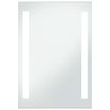 vidaXL Badezimmer-Wandspiegel mit LEDs 60x80 cm