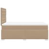 vidaXL Boxspringbett Matratze Cappuccino-Braun 120x200cm Kunstleder