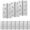 vidaXL Scharnier 12 stk. 89 x 54 x 5 mm Silber Stahl