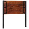 vidaXL Kopfteil 100 cm Altholz Massivholz und Eisen